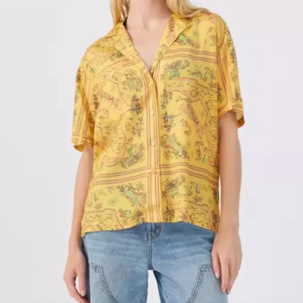 Urban Outfitter S Florida Print Women's Top - Picture 2 of 8